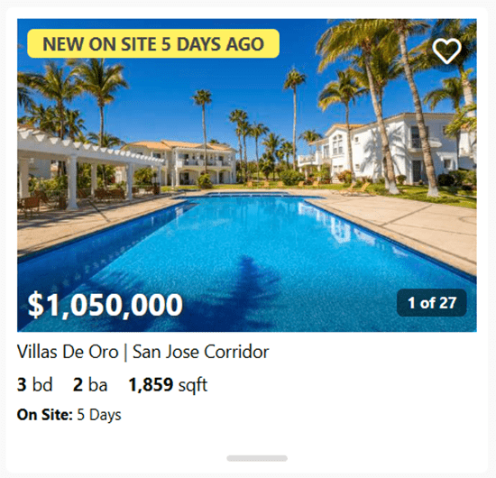 Villas De Oro | San Jose Corridor | Palmilla Condos For Sale