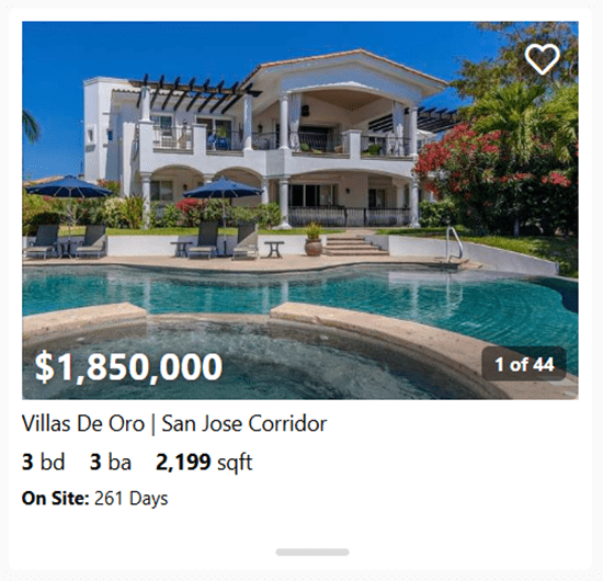 Villas De Oro | San Jose Corridor | Palmilla Condos For Sale