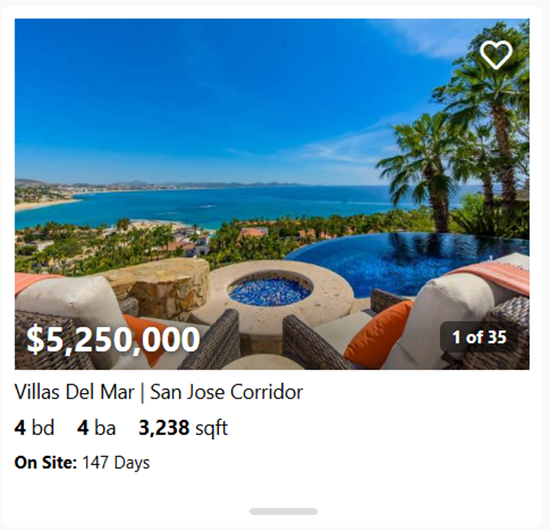 Villas Del Mar | San Jose Corridor | Palmilla Real Estate For Sale