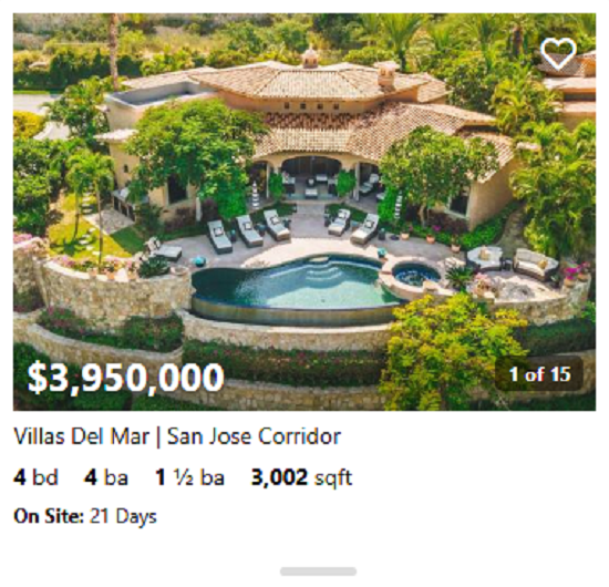 Hilltop luxury home in Palmilla featuring panoramic views of the Sea of Cortez and a private jacuzzi