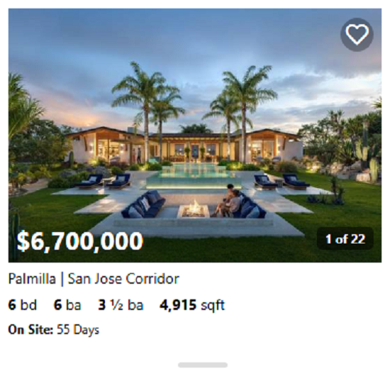Elegant Palmilla beachfront property with direct beach access and wraparound terrace